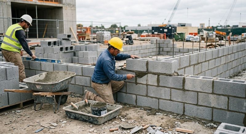Concrete Blocks Installation in Worcester, MA